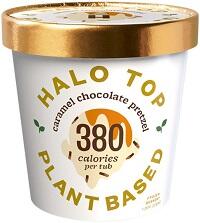 Halo Top Plant Based Caramel Chocolate Pretzel Ice Cream